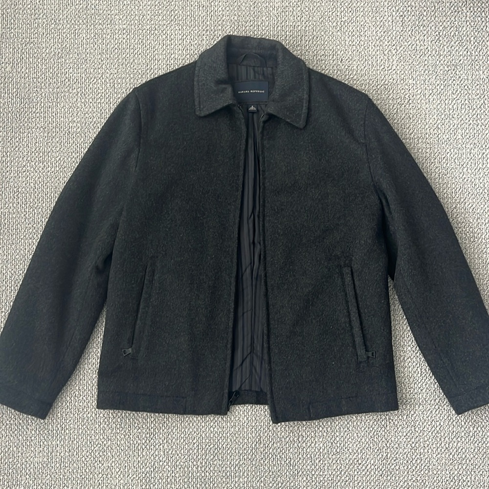 Banana Republic Men’s Short Wool Jacket